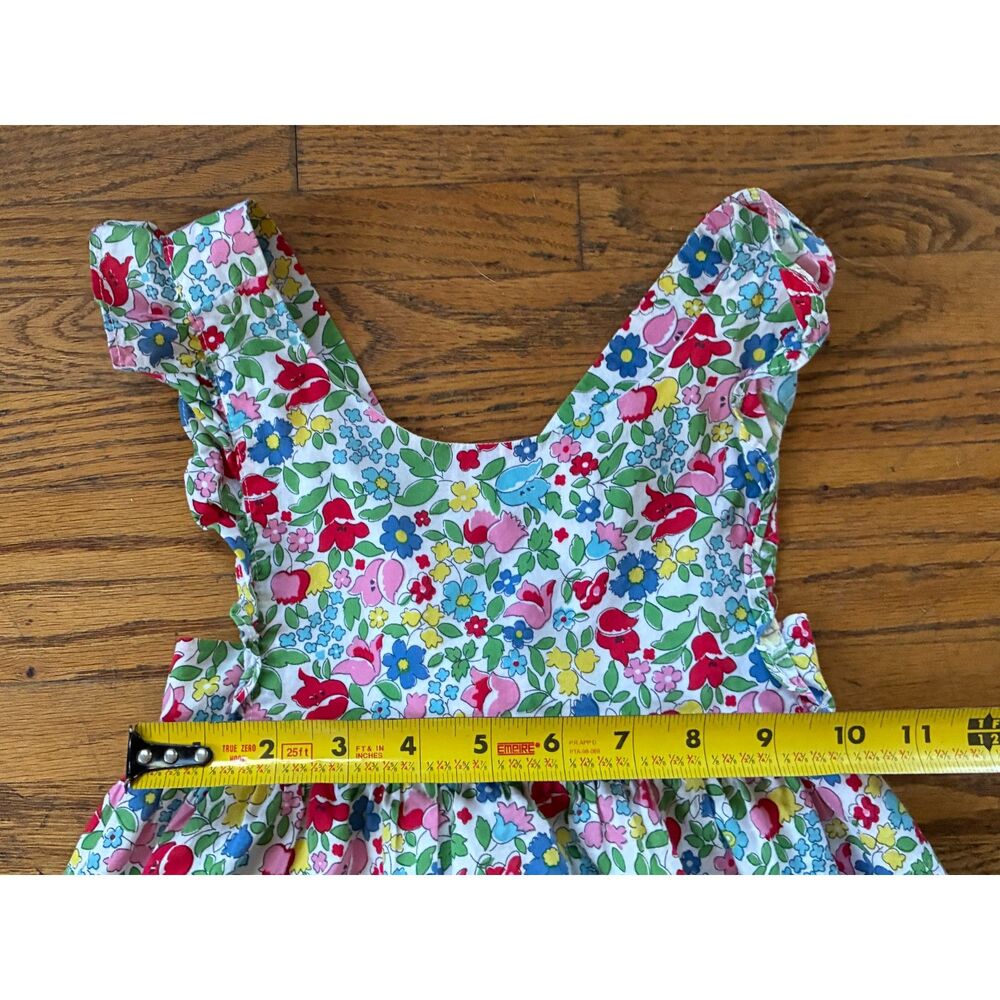 Mini Boden White Multicolor Floral Mini Dress Girls Size 5 - 6 years - Picture 6 of 7